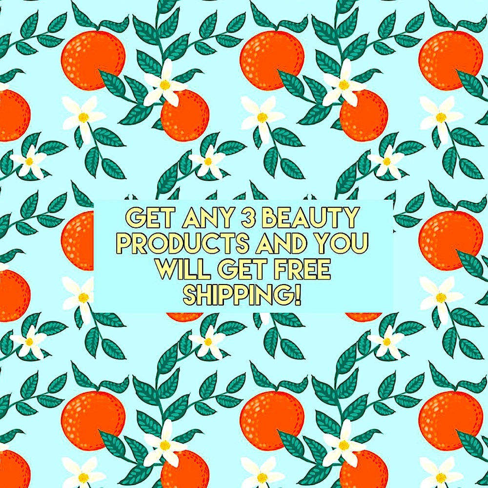 Free shipping when you get 3 or more beauty products!